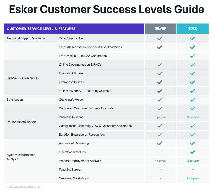 CS levels guide