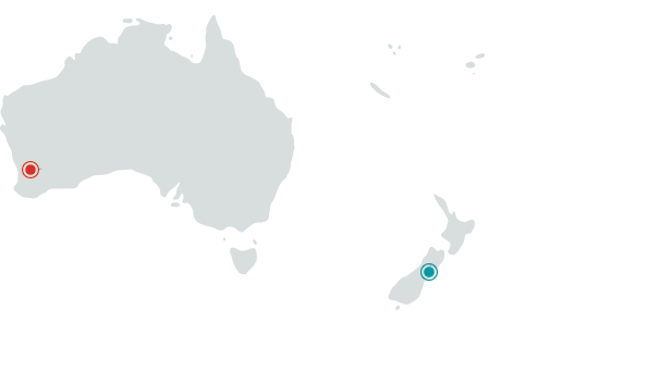 Map AUSTRALIAN & NEW ZEALAND
