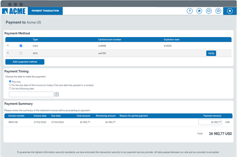 payment screenshot