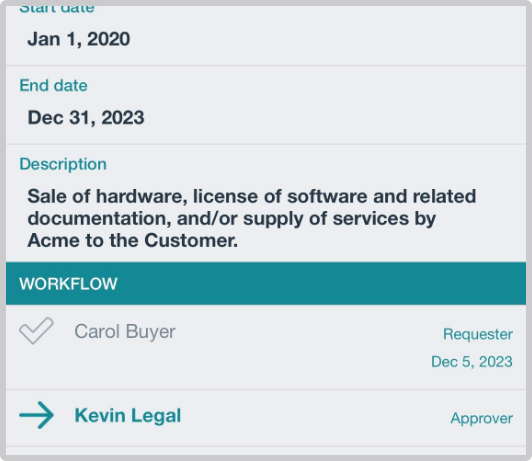 screenshot contract management